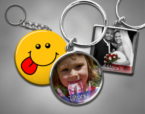 custom keychain picture